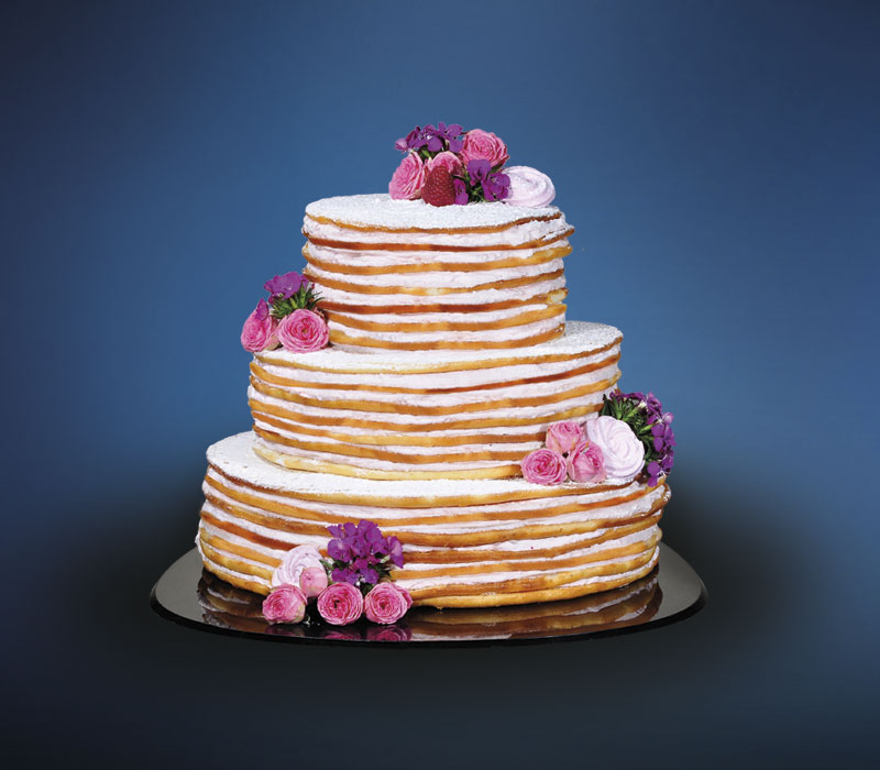 Fresh Flower Naked Cake - Torten-Kreation