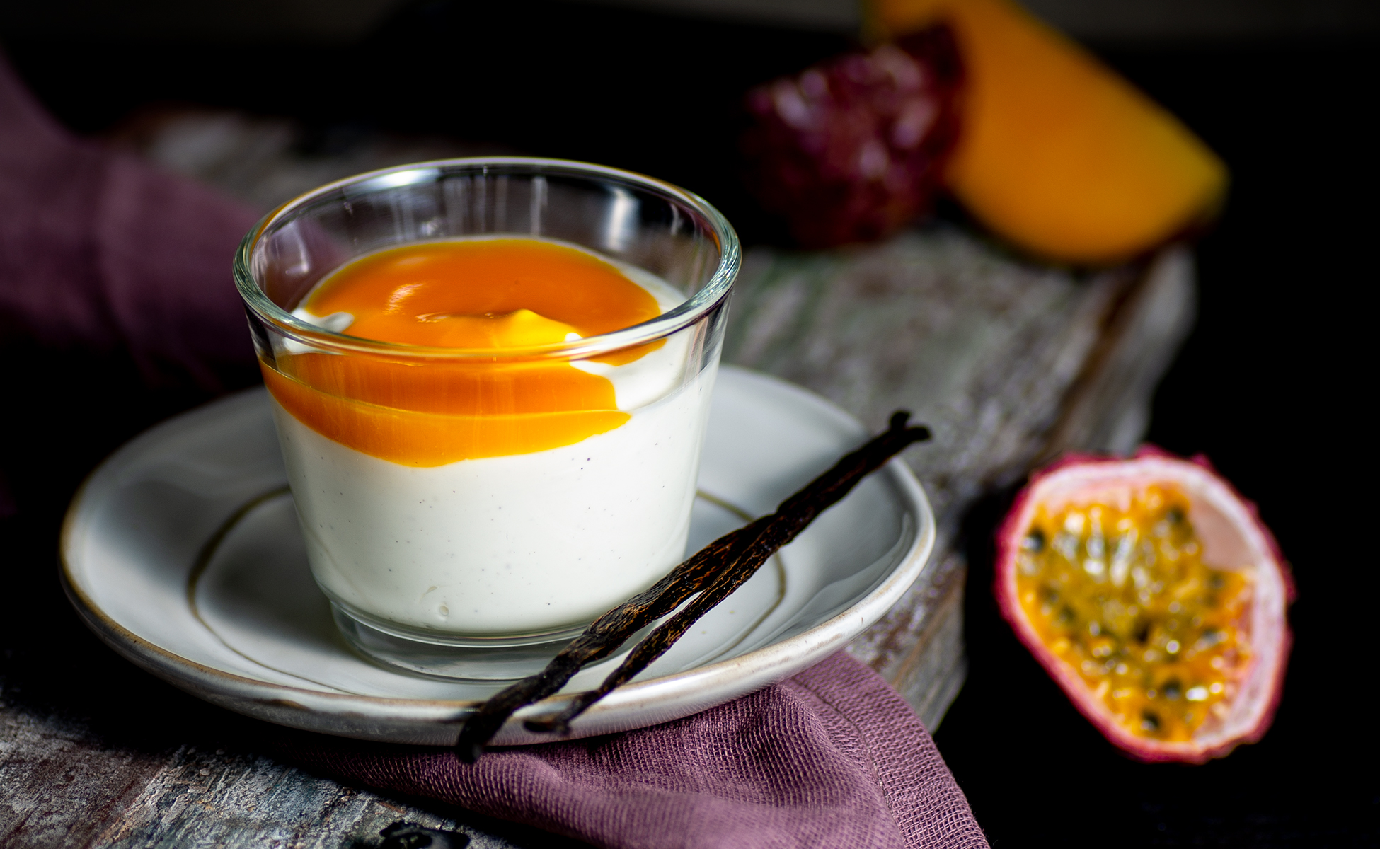 Vanillequark Mango-Passionsfrucht