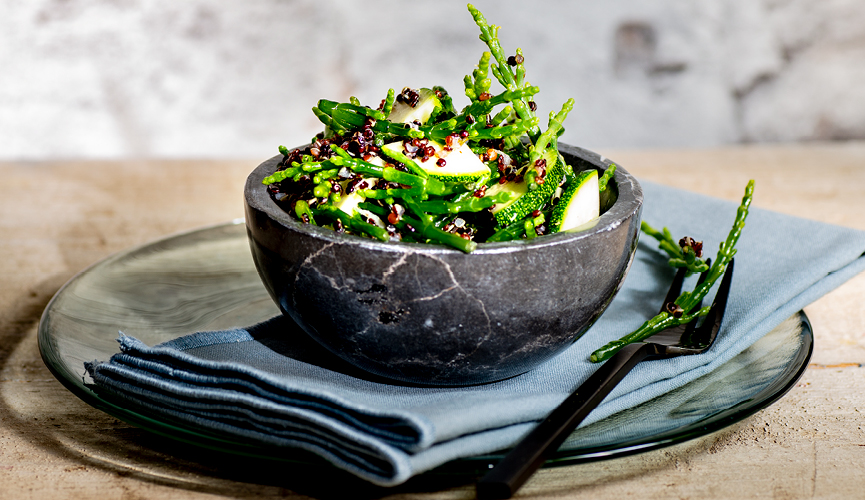 Quinoa-Meeresspargel-Salat Quinoa-Meeresspargel-Salat