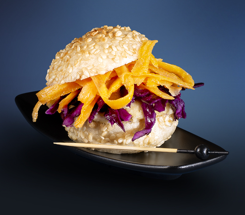 Mini-Burger Süßkartoffel (vegan)