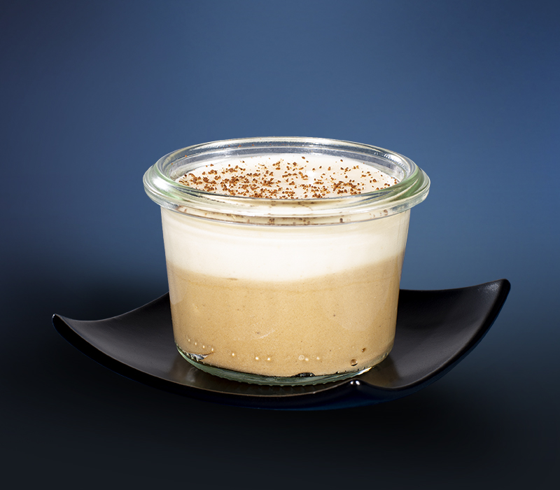 Latte Macchiato-Mousse im Mini-Weckglas