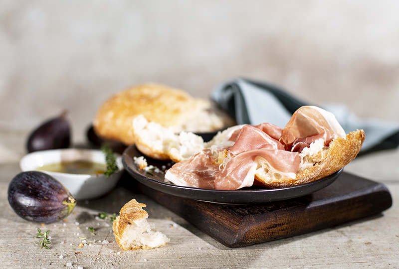 Parmaschinken auf Brot