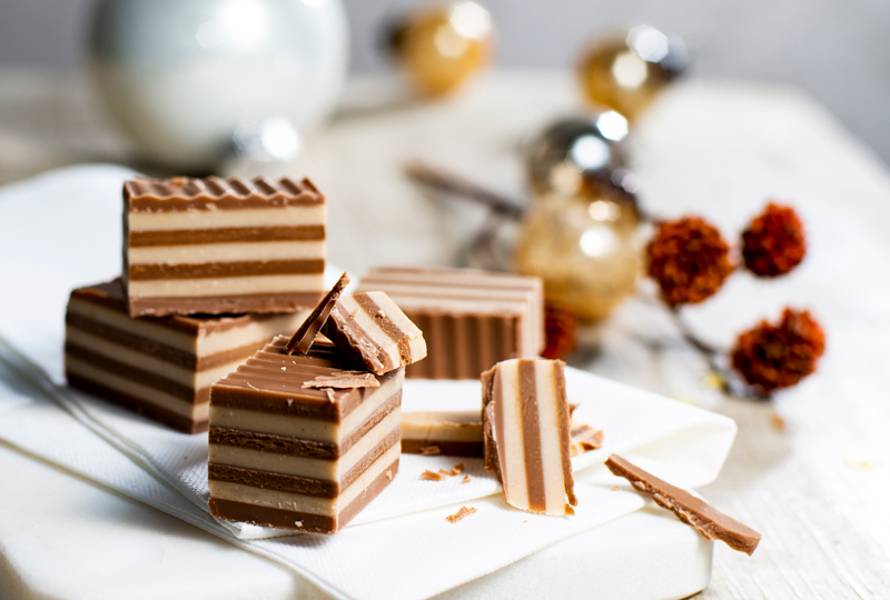 Weihnachtsgeschenkideen - Schichtnougat