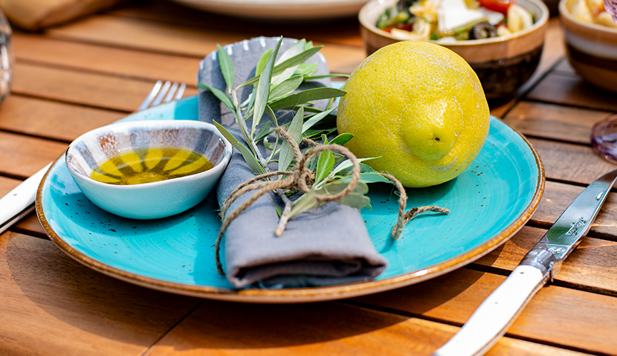 Grillen – Olivenöl und Fleur de Sel Grillen - Olivenöl und Fleur de Sel
