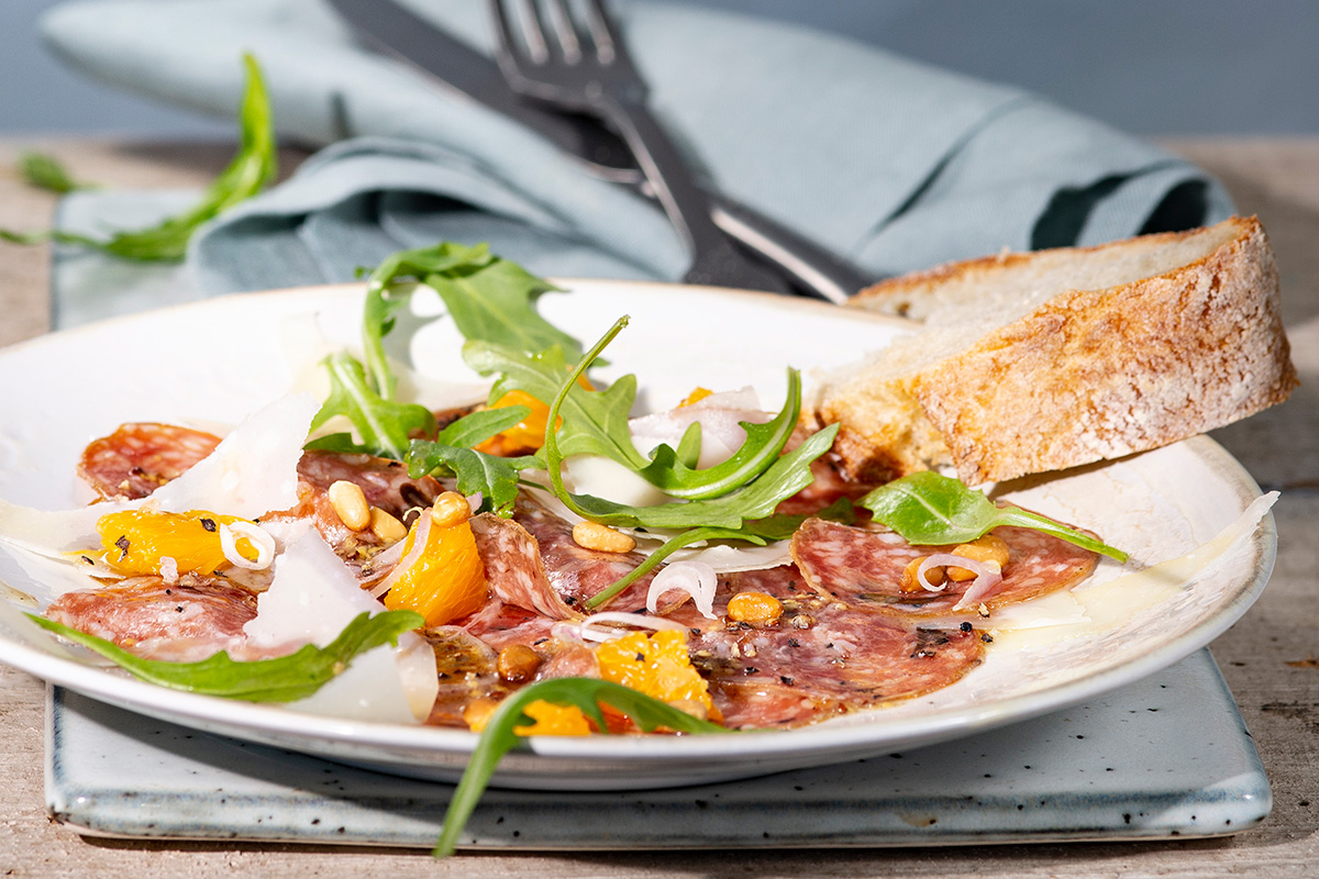 Salame al tartufo - Carpaccio