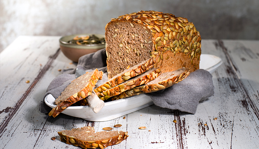 Herbstküche – Bio Kürbiskernbrot Herbstküche - Bio Kürbiskernbrot