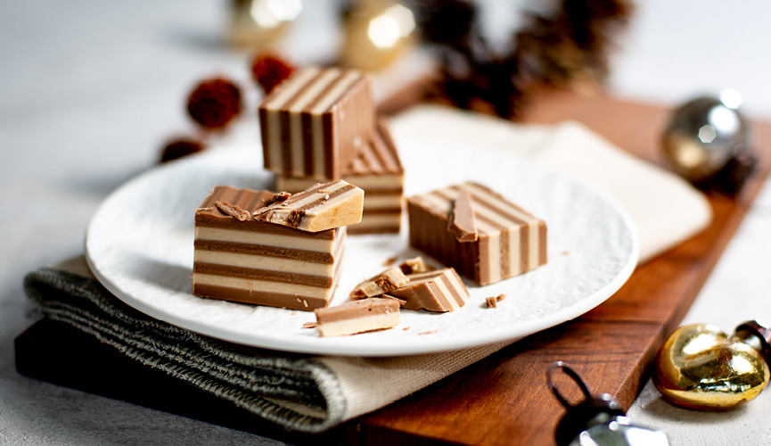 Weihnachtssüßigkeiten – Schichtnougat Weihnachtssüßigkeiten - Schichtnougat