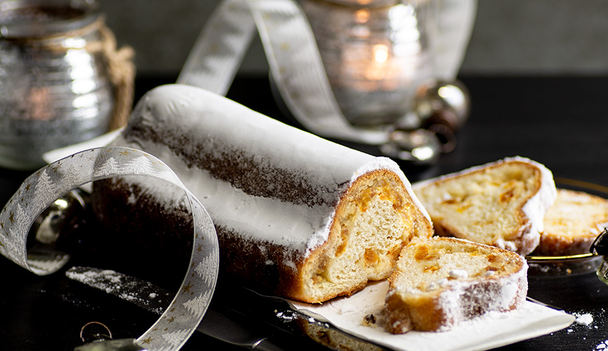 Weihnachtsstollen: Champagner-Stollen Weihnachtsstollen: Champagner-Stollen