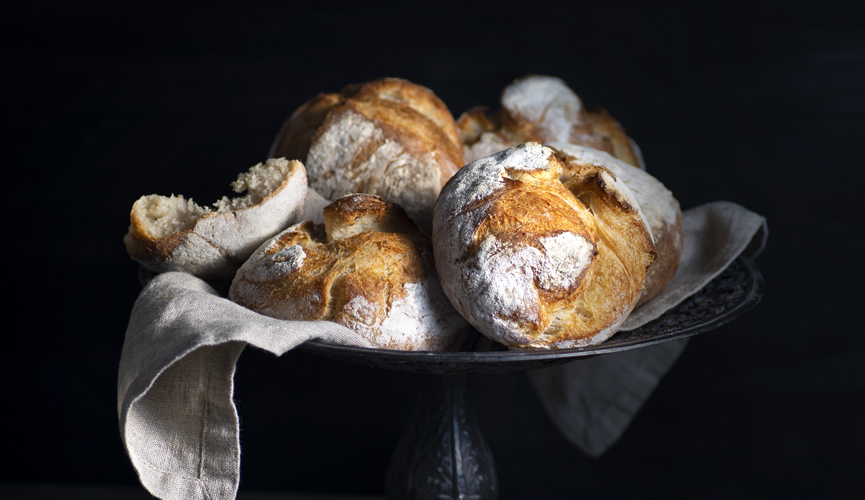Osterfrühstück - Steinofenbrötchen
