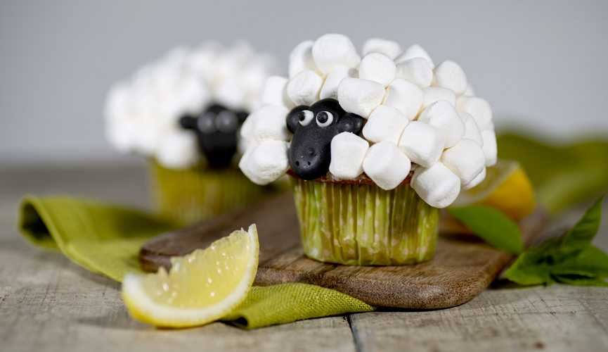 Osterkonditorei - Schäfchen Cupcake