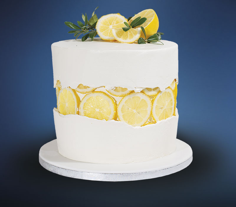 Zitronen-Naked-Cake - Torten-Kreation