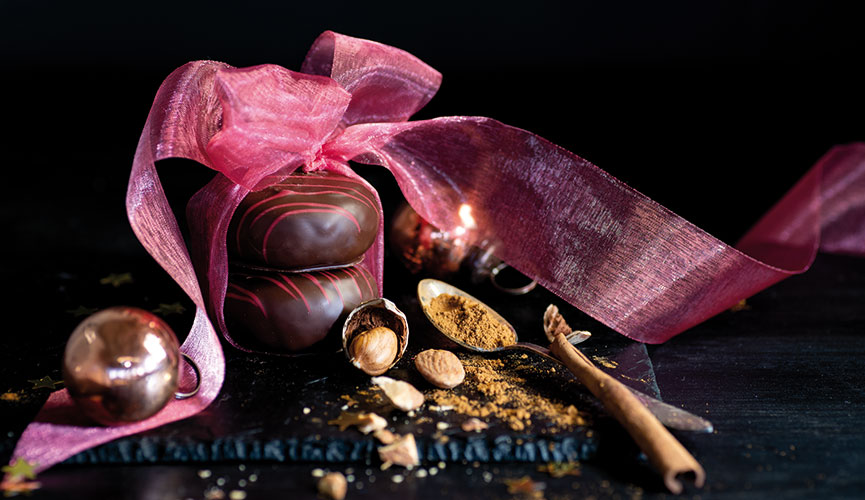 Weihnachtssüßigkeiten – Zimtpraline Kirsch Weihnachtssüßigkeiten - Zimtpraline Kirsch