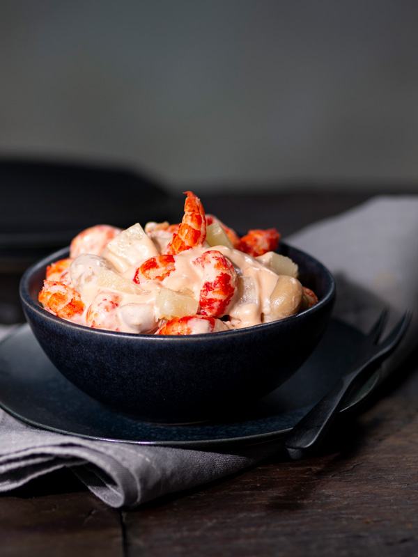 Flusskrebssalat Cocktailcreme