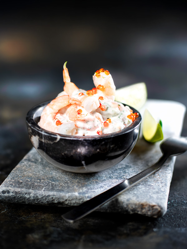 Garnele Limette Kräuter