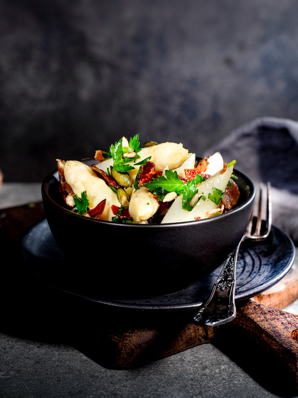 Spargel-Parmaschinken-Salat