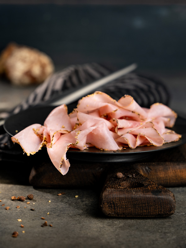 Roséweinschinken - perfekt zum Spargel