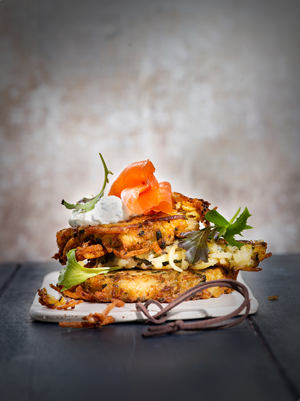 Kartoffel-Zucchini-Puffer Kartoffel-Zucchini-Puffer