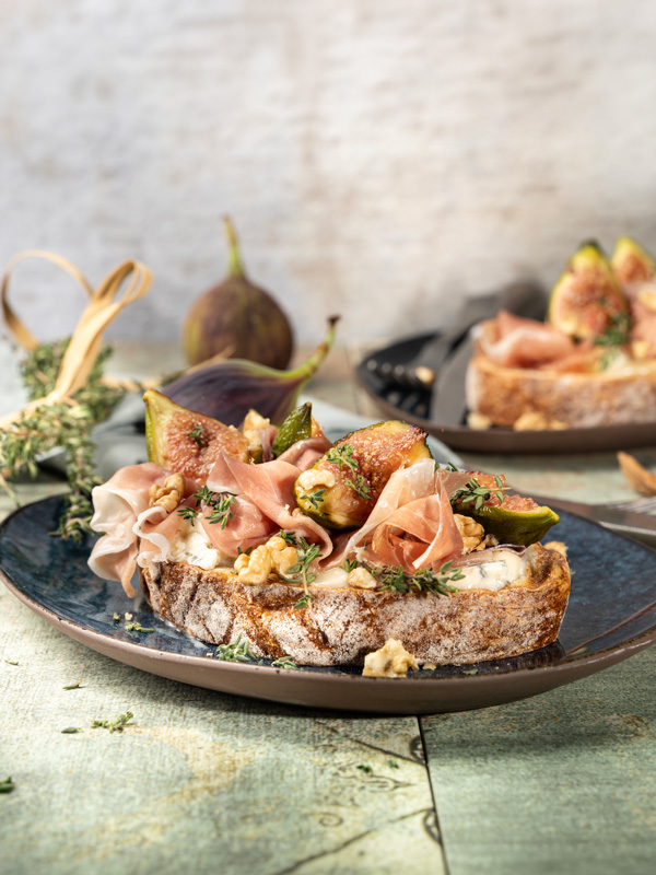 Parmaschinken-Bruschetta Parmaschinken-Bruschetta